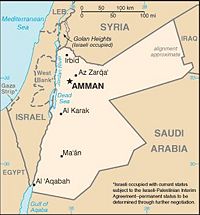 Location of Jordan