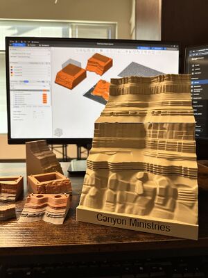 Grand Canyon 3D Model designed by Nate Loper