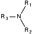 General structure of tertiary amine