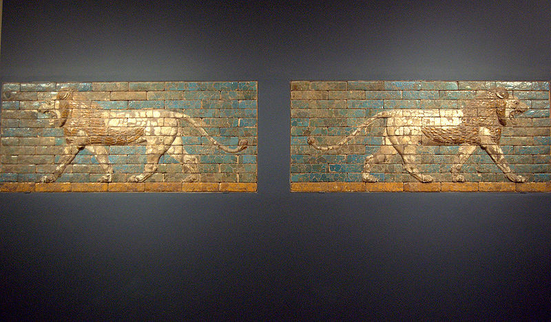 File:Ishtar Gate lions.jpg