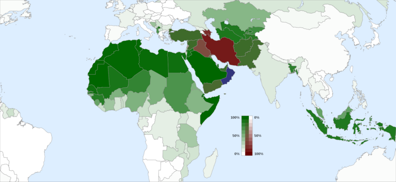Fichier:Islam by country.png