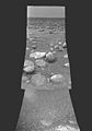 Surface of Titan, from Huygens lander after it landed