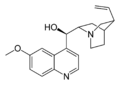 Quinine 2D skeletal structure.png