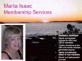 Marta Isaac, Manager of Membership Services
