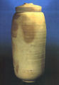 Jar with Lid (When people found out the scrolls, they were placed in the jar. A scroll jar is cylindrical shape with a lid. Because the scrolls were placed in the scroll jars, maybe the scrolls were kept nicely.)