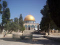 Dome of the Rock with fountain