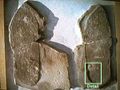 The Meister Sandal Track, the track of a sandal with a trilobite fossil on it.