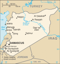 Location of Syria