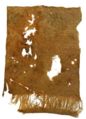 Linen Cloth (Linen cloth was used for covering a scroll jar. One side of cloth was sewed, and other side of the cloth wrapped the jar.)