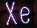 Xenon filled discharge tube