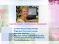 Carol Aiken, the executive assistant