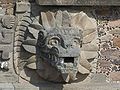 Quetzalcoatl from the temple in Teotihuacan in central Mexico.